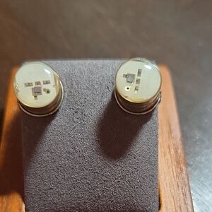 Computer Chip Clip-On Earrings